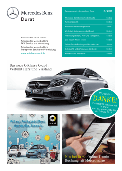 Ausgabe 2015/2 - Autohaus Durst