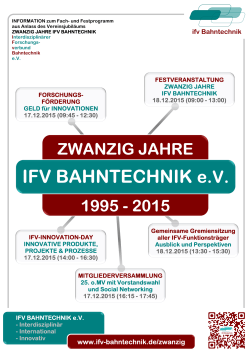 zwanzig - IFV BAHNTECHNIK e.V.