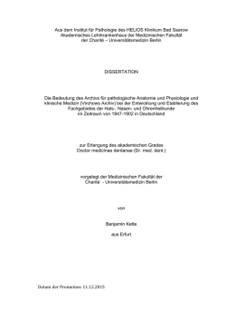 diss_b.kette Druck - Dissertationen Online an der FU Berlin