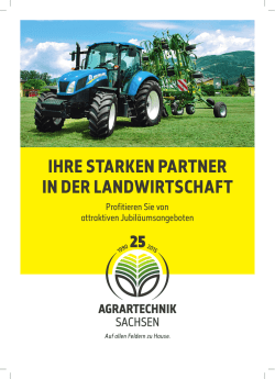Ihre starken partner In der LandwIrtschaft