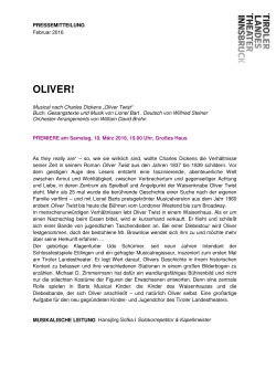 Oliver - Tiroler Landestheater