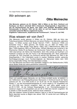 Otto Meinecke - Rosa Strippe eV