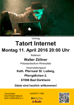 Vortrag: "Tatort Internet"