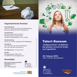 Tatort Konsum - Zentrum für Umwelt und Kultur
