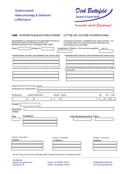 Hafenumschlag & Seefracht &middot; Lufttransport