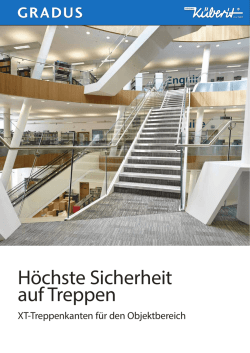 H&ouml;chste Sicherheit auf Treppen