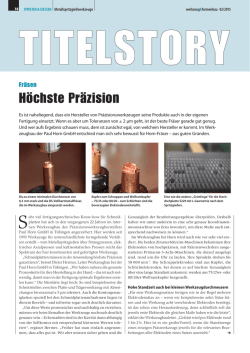 H&ouml;chste Pr&auml;zision