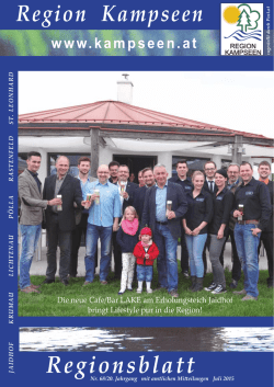 Regionsblatt Juli 2015