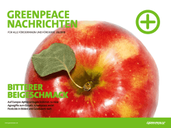 Bitterer Beigeschmack