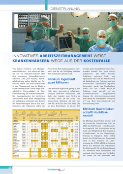 innovatives arbeitszeitmanagement weist - Medizin-EDV