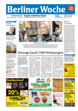 Howoge kauft 1500 Wohnungen