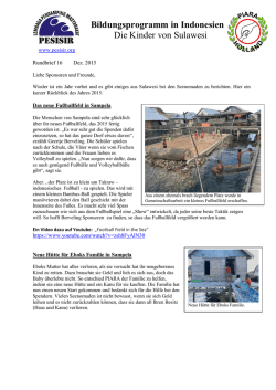 Rundbrief Dezember 2015 - PESISIR.ORG Street