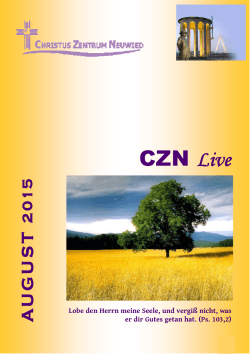 CZN Live - Christus Zentrum Neuwied