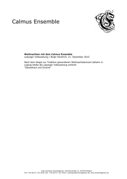 Calmus Ensemble