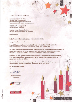 Herrlich leuchtet uns ein Stern Herrlich leuchtet uns ein Stern