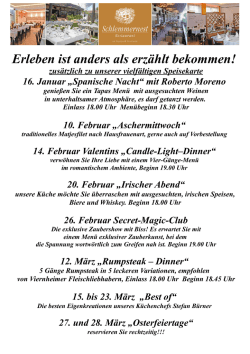 Erleben ist anders als erz&auml;hlt bekommen!