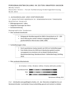 Handout Perosnalentwicklung - Wendy Scholz