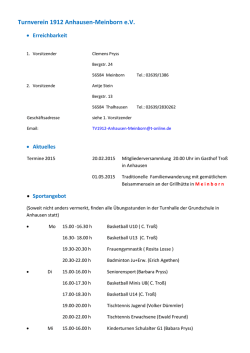Infoblatt "Turnverein"()