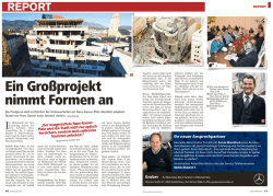 Ein Gro&szlig;projekt nimmt Formen an