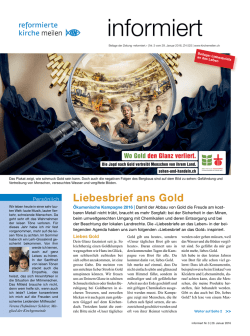 informiert Meilen Nr. 3-2016 vom 29. Januar