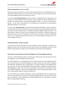 15_06_2015 GR informiert - Gemeinde Biel