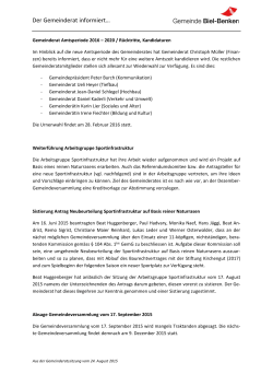 24_08_2015 GR informiert - Gemeinde Biel