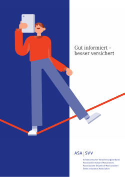 Gut informiert &ndash; besser versichert
