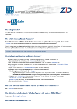 Was ist upTUdate?
