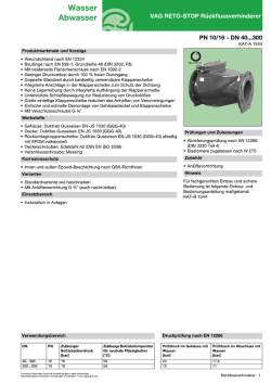 Datenblatt RETO-STOP