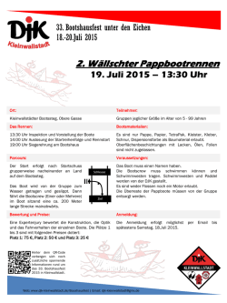 Info-Pappbootrennen 2015