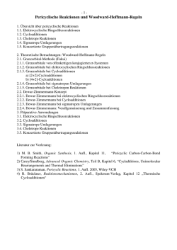 Pericyclische Reaktionen