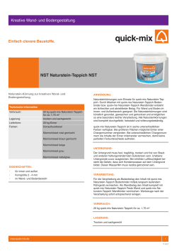 NST Naturstein-Teppich NST - Quick-Mix