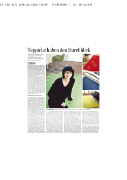 Tagesanzeiger Nov. 2005 «outside in