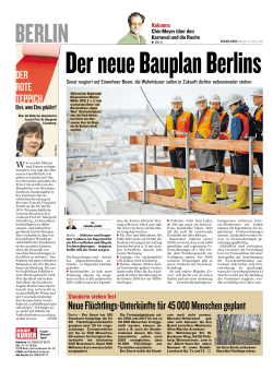 "Berliner Kurier" vom 10.02.2016 - Margherita-von-Brentano