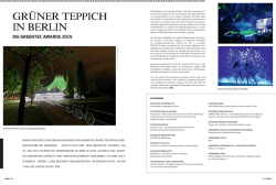 GR&Uuml;NER TEPPICH IN BERLIN