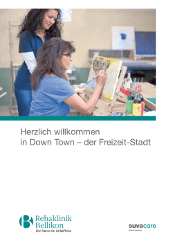 Down Town-Flyer - Rehaklinik Bellikon