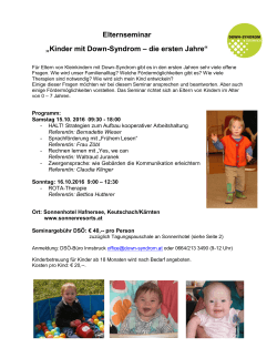 PDF Einladung zum Elternseminar „Kinder mit Down