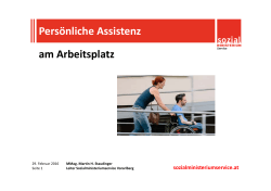 Persönliche Assistenz Arbeitsplatz Vorarlberg [Kompatibilitätsmodus]