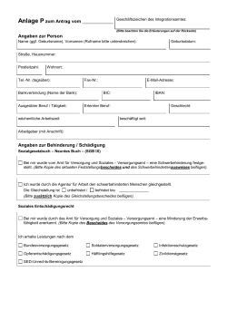 Persönliche Angaben