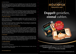 Doppelt genie&szlig;en, einmal zahlen.