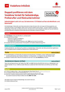 InfoDok 548: Doppelt profitieren mit dem Vodafone Vorteil