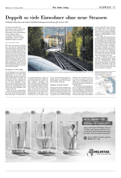 Doppelt so viele Einwohner ohne neue Strassen