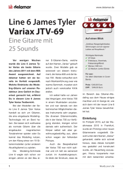 Line 6 James Tyler Variax JTV-69