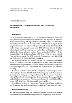 Johannes Briesovsky - Leibniz-Soziet&auml;t der Wissenschaften zu