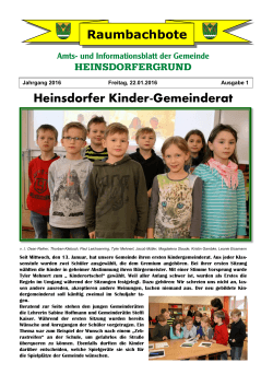 Heinsdorfer Kinder-Gemeinderat