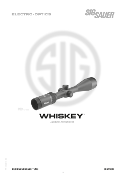 whiskey - Sig Sauer