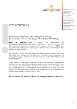 Einheitliche Regelung f&uuml;r Fl&uuml;chtlinge notwendig