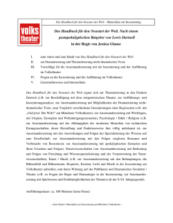 Handbuch f&uuml;r den Neustart der Welt
