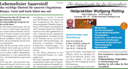 Lebenselixier Sauerstoff