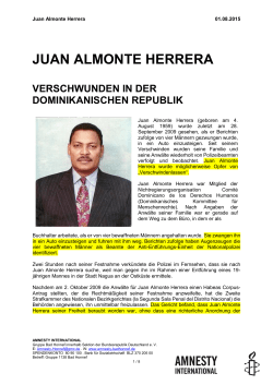 juan almonte herrera - Amnesty